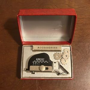 🔥HOST PICK Zigzagger Sewing Machine Attachment Greist Vintage Box, Accessories